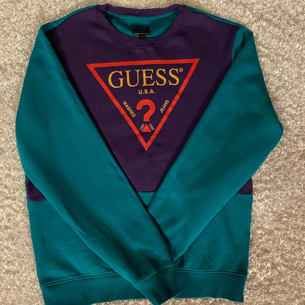 Guess Color-block Sweatshirt